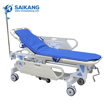SKB041-1 Metal Workstation Hospital Emergency Patient Trolley